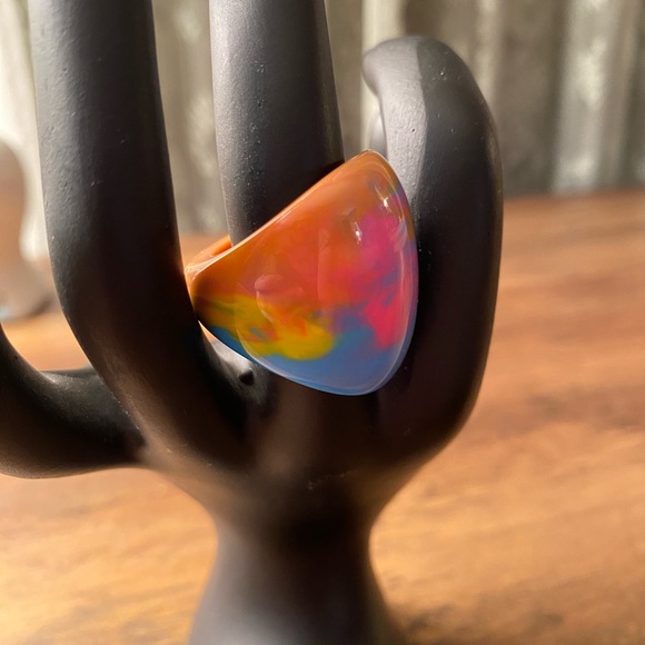 Colorful Statement Ring - Picture 3 of 6